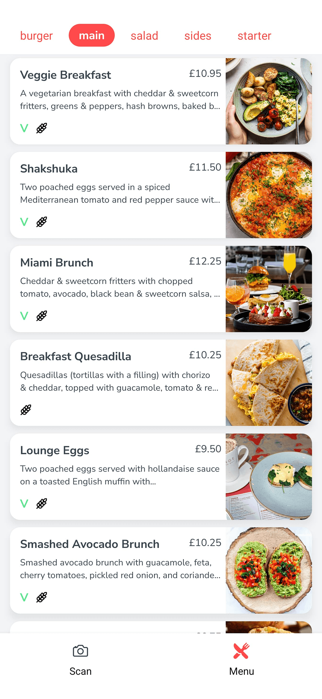 App interface